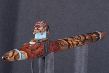 Honduran Rosewood Burl Native American Flute, Minor, Mid A-4, #U4E (3)